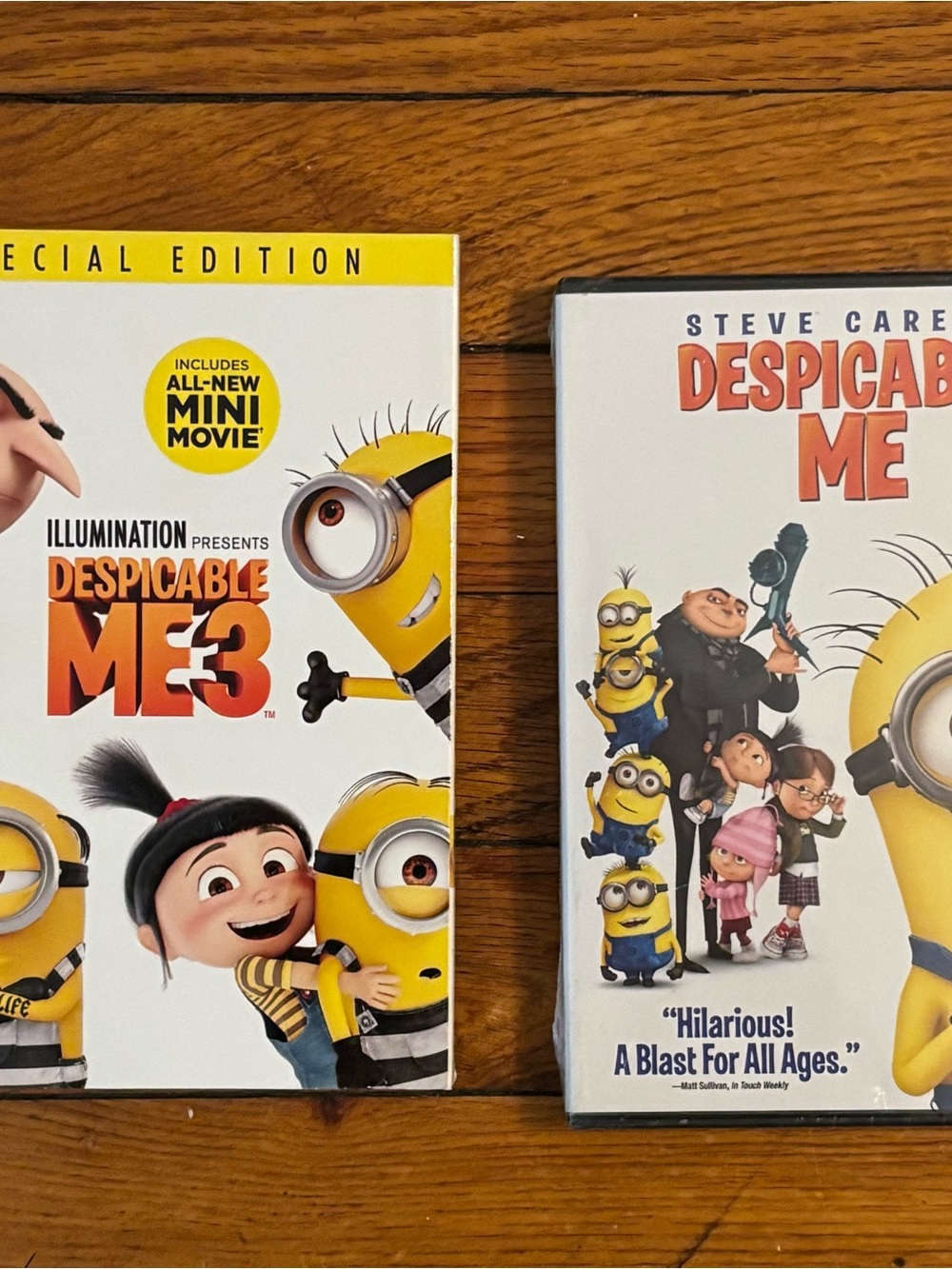 Despicable Me 3 Kids Movie DVD and Mini Movie Collection -m